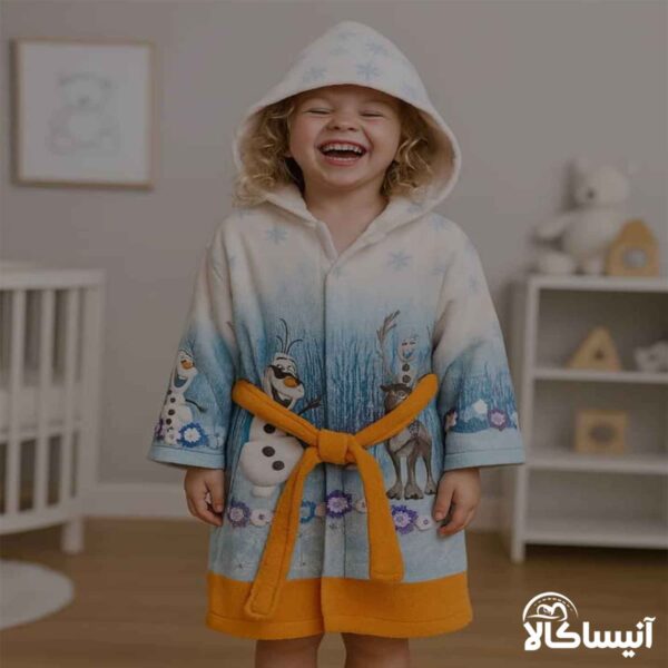 حوله پالتویی کودک برق لامع مدل جونیور (ارسال رایگان)
