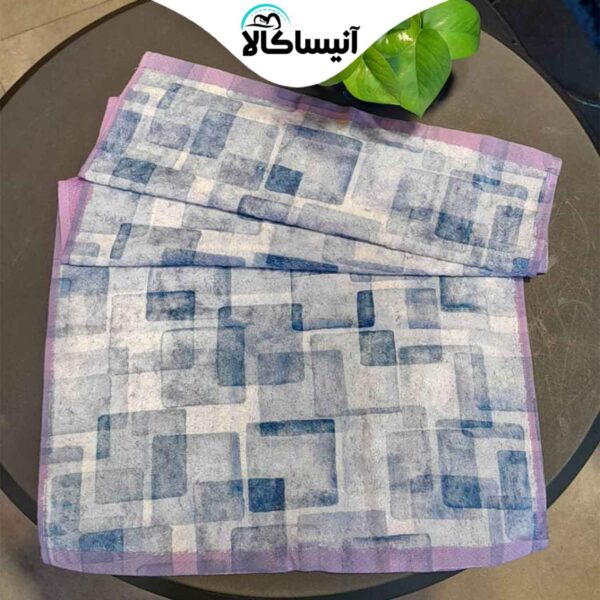 حوله دستی برق لامع مدل جونیور طرح مربعی (ارسال رایگان)