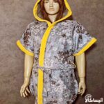 حوله تنپوش برق لامع مدل لیدی چاپی طرح بهار (ارسال رایگان)