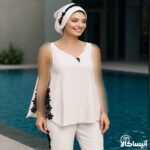 حوله تنپوش برق لامع مدل روژین (ارسال رایگان)