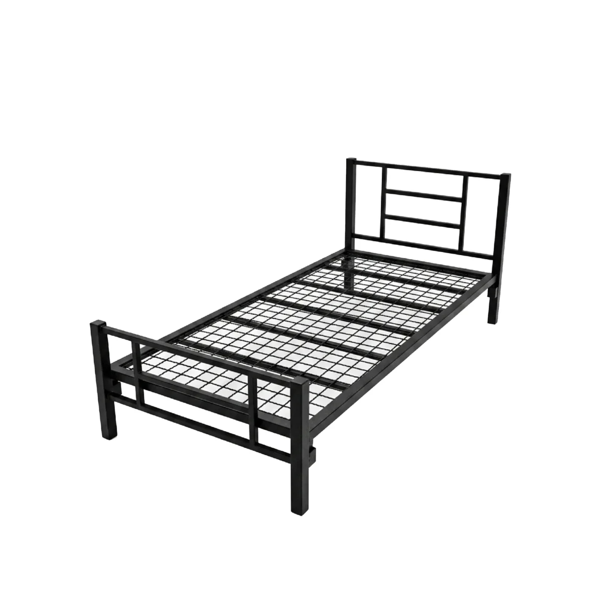 تخت خواب فلزی یکنفره مدل AF01 سایز 200×90 سانتی متر - تصویر 4