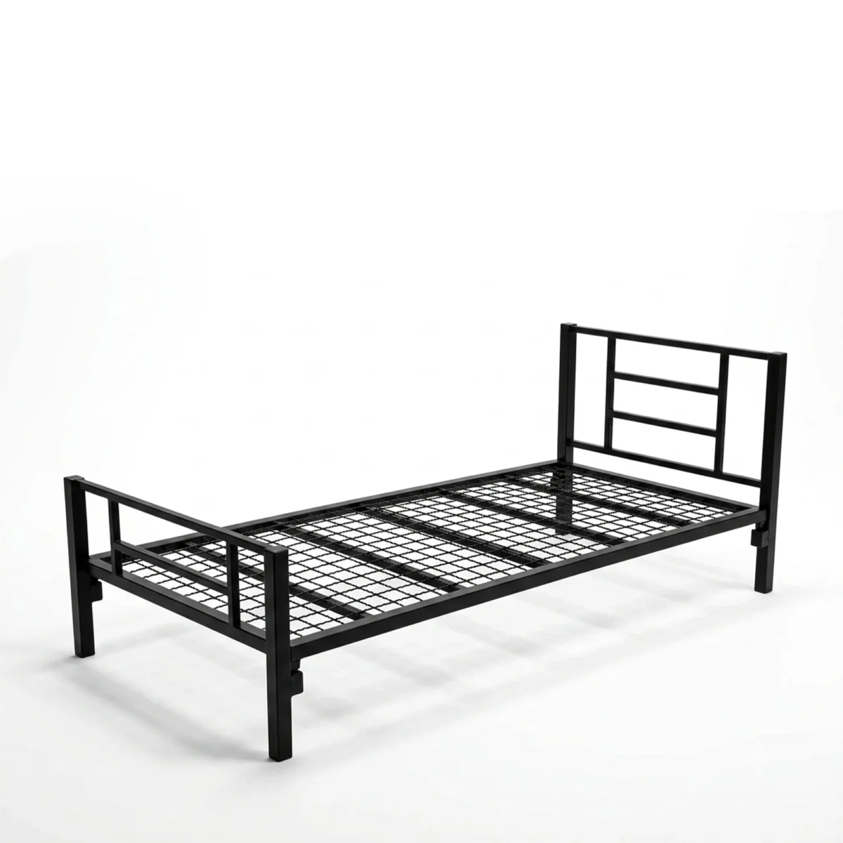 تخت خواب فلزی یکنفره مدل AF01 سایز 200×90 سانتی متر - تصویر 3