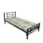 تخت خواب فلزی یکنفره مدل AF01 سایز 200×90 سانتی متر همراه با تشک طبی - تصویر 2