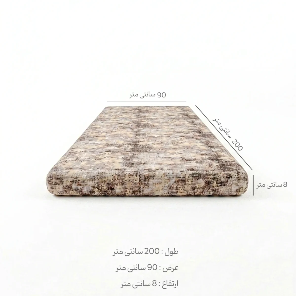 تشک طبی آنیسا مدل مدیکال هارد کد 1 یکنفره سایز 200×90 سانتی متر - تصویر 2