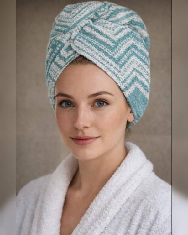 موپیچک حوله ای طرح ملانژ
